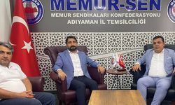 Av. Sami Işık’tan Memur-Sen’e veda ziyareti