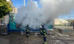 Siirt'te elektrik trafosunda yangın çıktı!