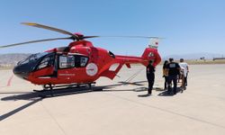 Bir hasta ambulans helikopterle Şanlıurfa'ya sevk edildi
