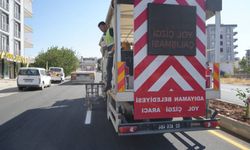 Adıyaman'da 3. Çevre Yolu’na yol çizgi ve tabela düzenlemesi