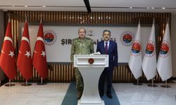 2. Ordu Komutanı Orgeneral Ergün, Şırnak Valisi Ekici'yi ziyaret etti