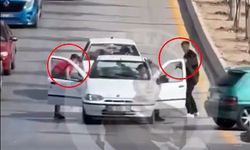 Trafikte Bıçak ve Kılıçlı Saldırı! 4 Maganda Yakalandı
