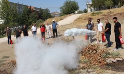 Batman Tarım ve Orman İl Müdürlüğü personeline yangın söndürme eğitimi