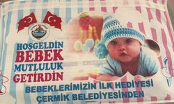 Çermik'te 'Hoş Geldin Bebek, Mutluluk Getirdin Projesi' hayata geçirildi