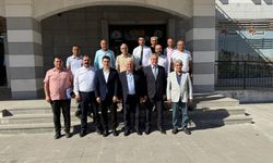 Diyarbakır İl Sağlık Müdürü Asiltürk'ten Çermik Kaymakamı Karataş ve Belediye Başkanı Karamehmetoğlu'na ziyaret
