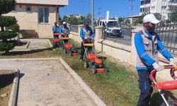 Adıyaman Belediyesi Park ve Bahçe bakımlarına devam ediyor