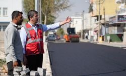 Adıyaman Merkezde Bağdere Caddesi Asfaltlanıyor