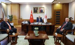 GAP Gazeteciler Birliği’nden Ticaret Bakanı Ömer Bolat’a ziyaret 