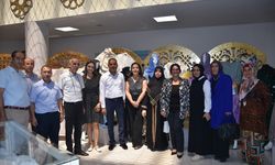 Gaziantep'te kursiyerler sergi açtı