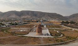Hasankeyf'teki tarihi yapılar havadan görüntülendi