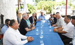 Özhan ve Beraberindeki Heyet Çakırhöyük'te Sorunları Dinledi