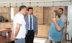 Kahta’da Kubilay Ortaokulu idarecilerinden el birliğiyle okul tadilatı 