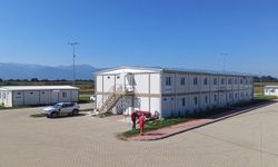 Otoyol projesi için konteyner şantiye yapıları kurdu