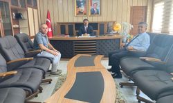 Ali Erdemoğlu’ndan Kaymakam Dr. Aslan’a Nezaket Ziyareti