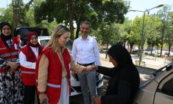Kızılay gönüllüleri ihtiyaç sahiplerini unutmuyor