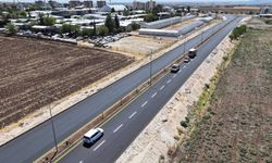 Mersin Caddesi’nde trafik işaretleme çalışmaları başladı