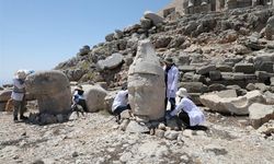 Nemrut Dağı’ndaki Eserler Güçlendiriliyor