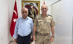 Öteleş'ten, Adıyaman İl Jandarma Komutanı Kıdemli Albay Fahri Semiz’e hayırlı olsun ziyareti 
