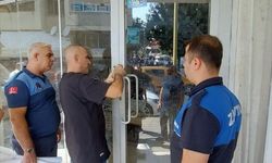 Siirt'te kaldırımı işgal eden esnafa kapatma cezası