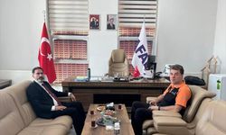 Şırnak İl Kültür ve Turizm Müdürü Baz'dan AFAD İl Müdürü İşlek'e ziyaret