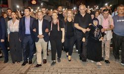 TRABZON - Eşi tarafından öldürülen Sinem Somun için yürüyüş düzenlendi