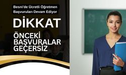 Besni'de Ücretli Öğretmen Adayları Başvuruları Devam Ediyor