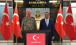 2. Ordu Komutanı Korgeneral Topaloğlu Şanlıurfa Valisi Şıldak'ı ziyaret etti
