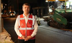 Gölbaşı Caddesi Yenilendi, Gece Mesaisi Tamamlandı