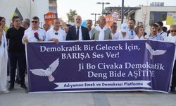 Adıyaman'da Emek ve Demokrasi İçin Yürüdüler