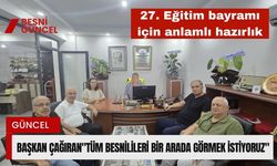 27. Besni Eğitim Bayramı için anlamlı hazırlık