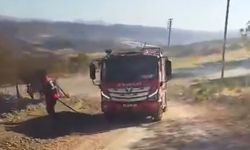 Besni’de otluk alanda çıkan yangın kontrol altına alındı  