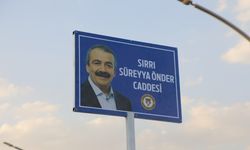 Cizre'de bir caddeye Sırrı Süreyya Önder'in ismi verildi