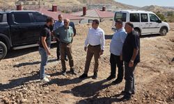 Gölbaşı Kaymakamı Algın, Çöplü'de İncelemelerde Bulundu