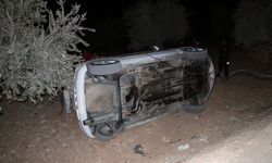 Kilis'te otomobilin devrildiği kazada 1 kişi yaralandı