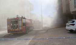 Kilis'te tekstil atölyesinde çıkan yangın söndürüldü