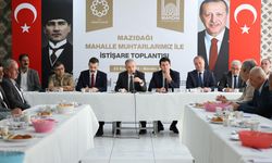 Mardin Valisi Tuncay Akkoyun muhtarlarla bir araya geldi