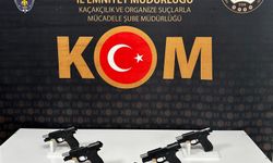 Mardin'de 5 ruhsatsız tabanca ele geçirildi