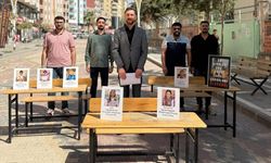 Mardin'de 'Boş Sıralar' etkinliğiyle Gazzeli çocuklar anıldı