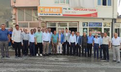 Milletvekili İshak Şan, Tut ilçesinde AK Parti İlçe Teşkilatı ve muhtarla bir araya geldi  