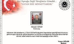 Milli Savunma Bakanlığı: Kalp krizi geçiren Piyade Uzman Çavuş Hüseyin Günay şehit oldu 