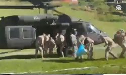 Selzedelerin Askeri Helikopter Kurtardı