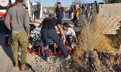 Şanlıurfa'da tarım işçilerini taşıyan minibüsün devrilmesi sonucu 19 kişi yaralandı