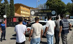 Siirt'te okul önlerinde denetim yapıldı