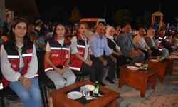 Şırnak'ta kırsaldaki yaklaşık 4 bin 500 çocuk açık havada sinema ile buluştu
