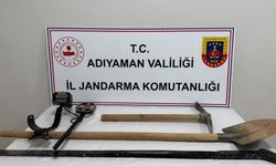 Adıyaman'da define arayan şahıslar jandarmaya yakalandı