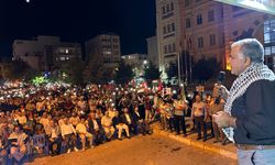 Adıyaman'da İsrail'in Gazze'ye saldırıları protesto edildi