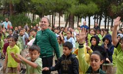 Adıyaman'da öğrenciler güne sporla başlıyor