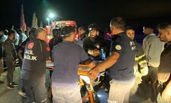 Adıyaman'da devrilen otomobildeki 2 kişi ağır yaralandı