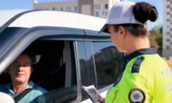 Adıyaman'da trafik ekiplerinden emniyet kemeri uyarısı