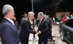 Aydın'dan Kahta Belediye Başkanı Hallaç'a ziyaret